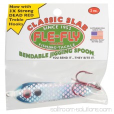Fle-Fly Classic Slab Jigging Spoon, 2 oz, Blue 550269264
